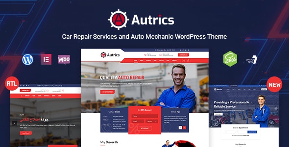 Autrics - Car Services and Auto Mechanic WordPress Theme