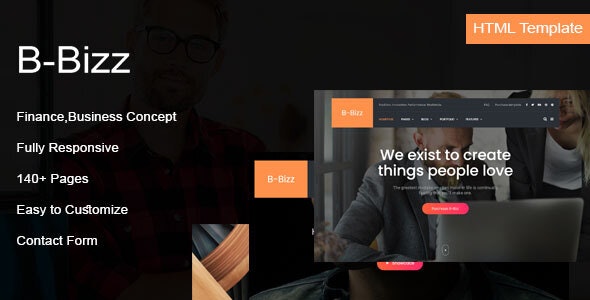 B-Bizz - 企业商务咨询公司网站HTML5模板