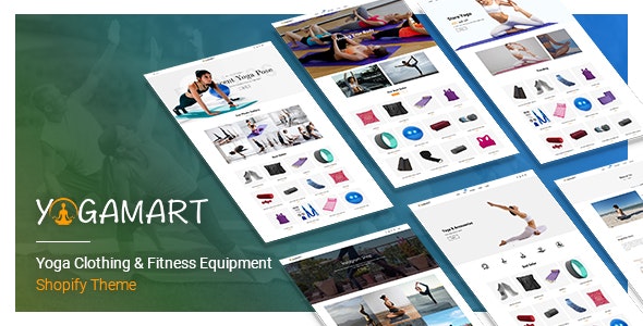 YogaMart - 瑜伽服装健身器材商店Shopify主题