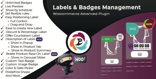 WooCommerce Advance Product Label and Badge Pro - 产品标签徽标插件