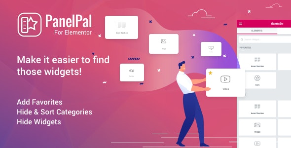 PanelPal for Elementor - 小工具分类管理插件