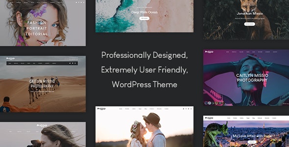  Mission – WordPress theme of photography art exhibition website