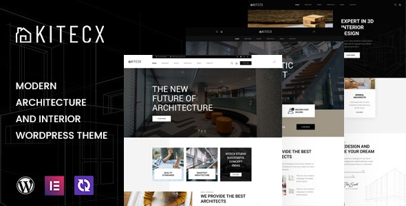  Kitecx - WordPress theme of architectural design and interior decoration website