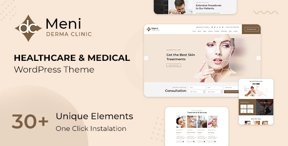 Meni - Health Care, Medical WordPress Theme