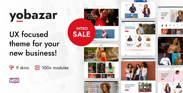  Yobazar - e-commerce online store website WordPress theme