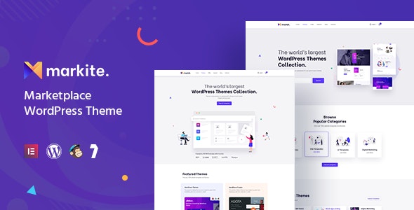 Markite - Digital Marketplace WordPress Theme