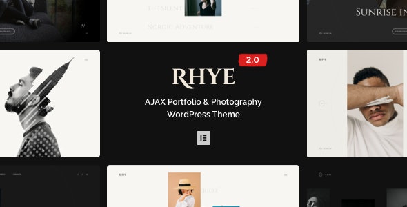 Rhye – AJAX 作品展示网站模板WordPress主题