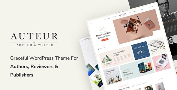 Auteur - WordPress Theme for Authors and Publishers