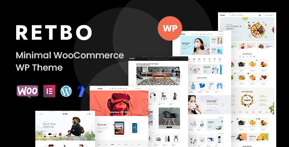  Retbo - WordPress template for mini light e-commerce website