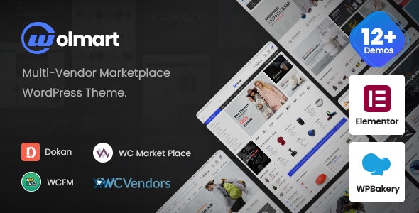  Wolmart - Multi-Vendor Marketplace WooCommerce Theme