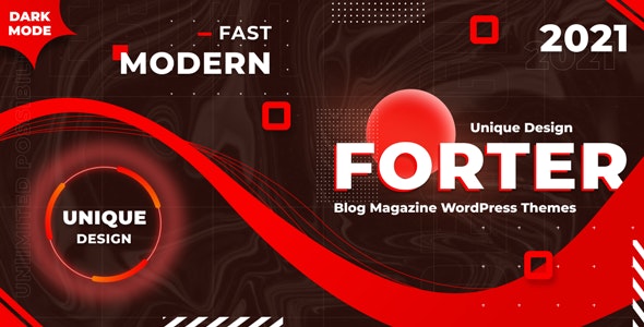 Forter - 响应式杂志新闻博客网站WordPress模板