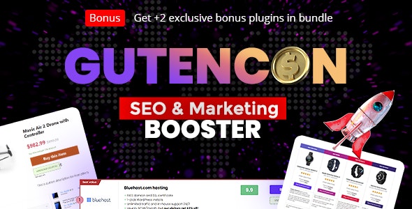 Gutencon - Marketing and SEO Booster, Listing and Review Builder for Gutenberg