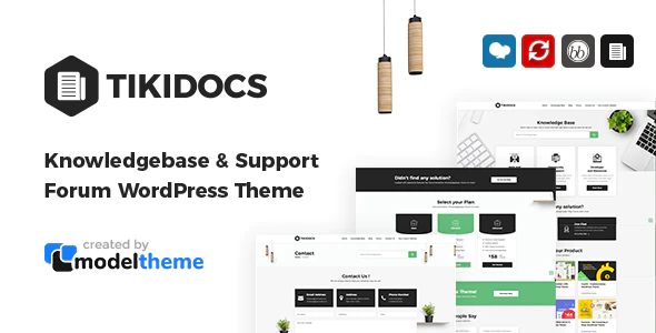 Tikidocs - 知识库支持论坛百科问答 WordPress 主题 + RTL