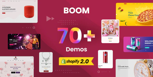  Boom - Product sales multi-purpose e-commerce website template Shopify theme