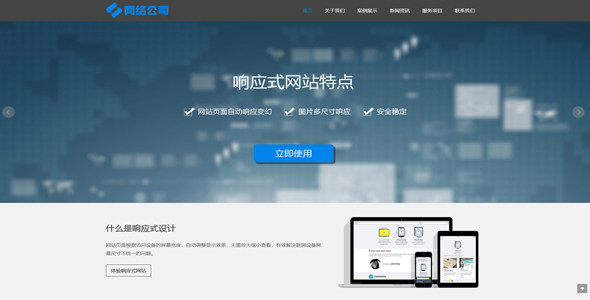 响应式IT互联网公司企业PbootCMS网站源码