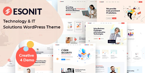 Esonit - IT 信息技术电脑服务WordPress网站模板