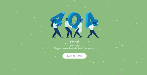  404 page design code with snow dynamic background