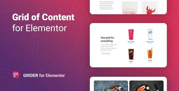  Grider - Grid of Content and Products for Elementor