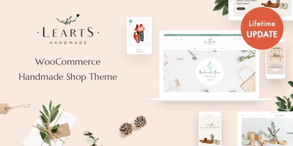 LeArts - 手工艺品创意制作产品商店 WooCommerce 模板