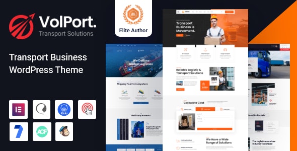 Volport - Logistics & Transport WordPress Theme