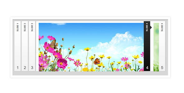  JQuery Horizontal Accordion Picture Slider Plug in