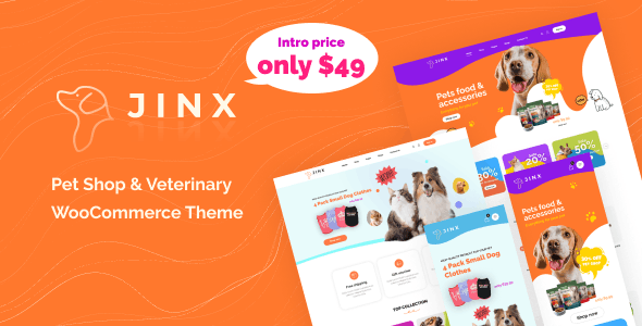 Jinx - Pet Shop & Veterinary WooCommerce Theme