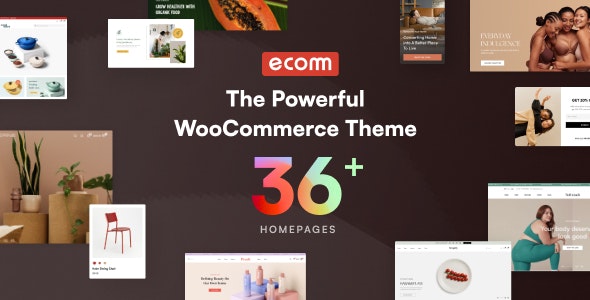 Ecomm - 强大的多用途在线电商 WooCommerce 商店模板