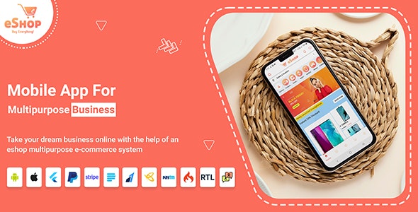  EShop - Flutter e-commerce complete application