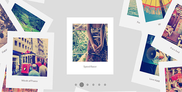  Html5 svg pictures can be rotated in 3d flat style photo wall gallery