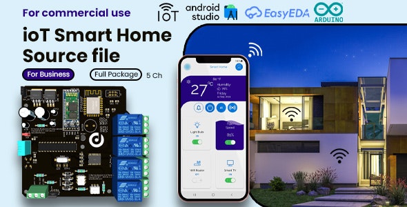  IoT Smart Home Automation Android App - Automatic Internet of Things smart home application