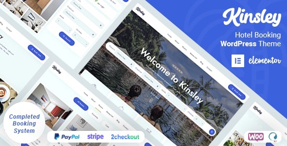 Kinsley - Hotel WordPress Theme