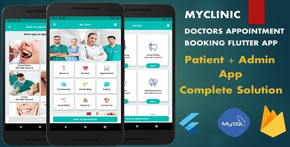  Myclinic - Doctor appointment APP application solution