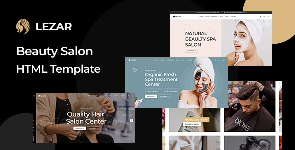  Lezar - Beauty Salon & Spa HTML Template