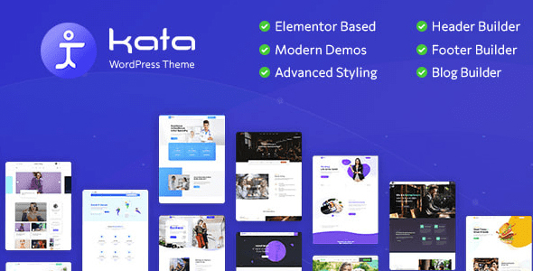 Kata Plus Pro - 多用途企业网站模板WordPress主题