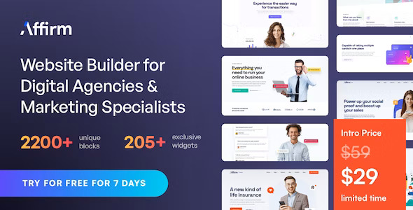 Affirm - Marketing & Digital Agency WordPress Theme