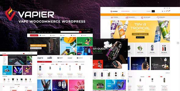 Vapier – 电子雾化器商店网站 WordPress 模板