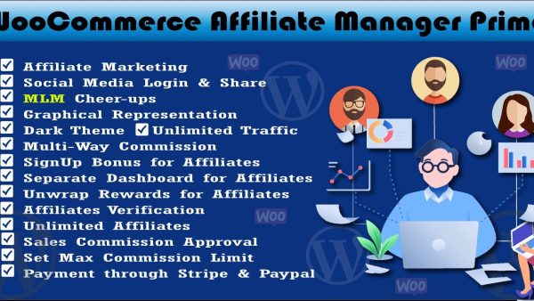 WooCommerce Affiliate Manager Prime - 推广营销转介插件