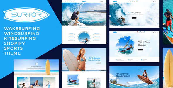 Surfor - Windsurfing Sports Responsive Shopify Theme