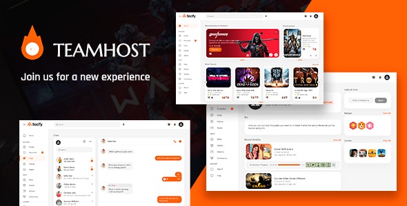  TeamHost - Gaming Community HTML