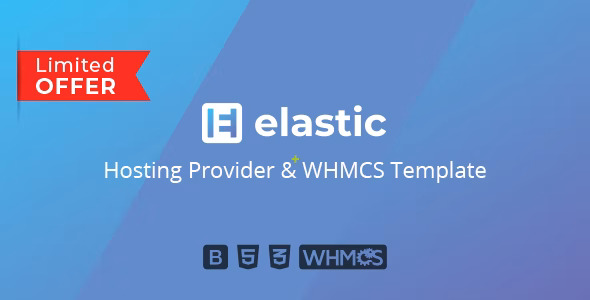 Elastic - Hosting Provider & WHMCS Template