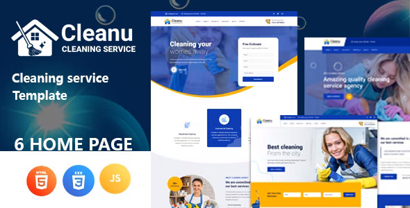  Cleanu - Cleaning Services Template