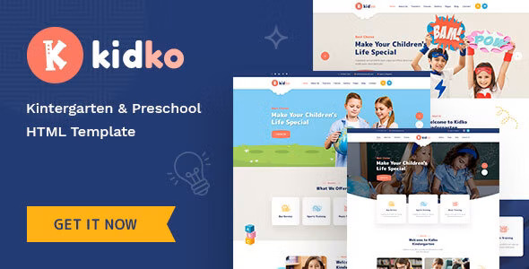  Kidko - Kindergarten & Baby Care HTML Template