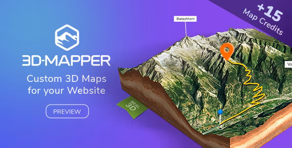 3D Map Wordpress Plugin - 3D-Mapper