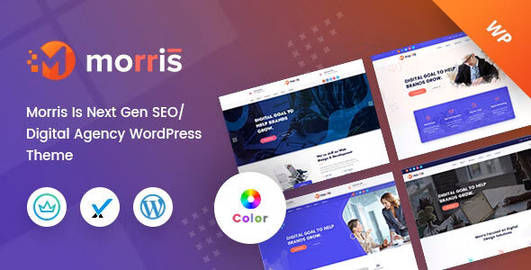 Morris - WordPress Theme for Digital Agency