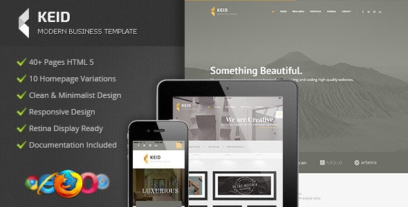 Keid - Modern Multipurpose HTML Template