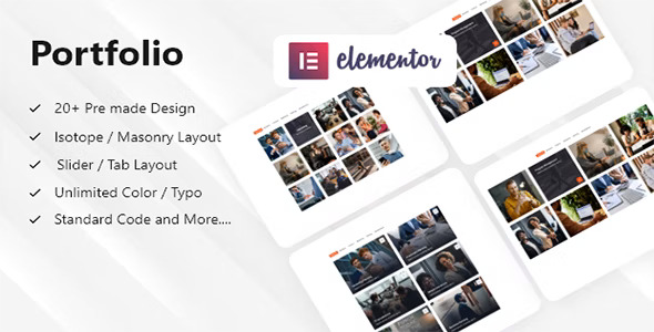 Portfolio Builder - Elementor 可视化作品展示插件