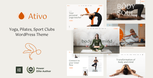 Ativo - Pilates Yoga WordPress Theme