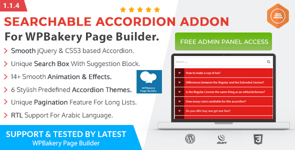  Ultimate Searchable Accordion - The ultimate searchable accordion plug-in