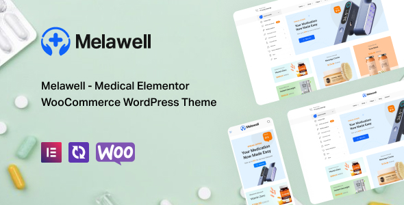  Melawell - Medical Devices Hospital Clinic Supplies WordPress Theme