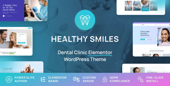 Healthy Smiles - 医院诊所牙科网站模板WordPress主题